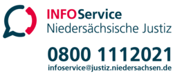 Banner zum INFO-Service Niedersächsische Justiz