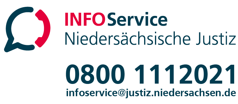 Banner zum INFO-Service Niedersächsische Justiz