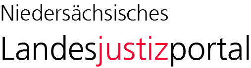 Logo des Niedersächsischen Landesjustizportals (zur Startseite)